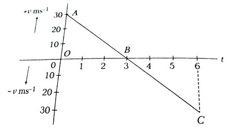 With the help of the given velocity - time graph, find the (i ...