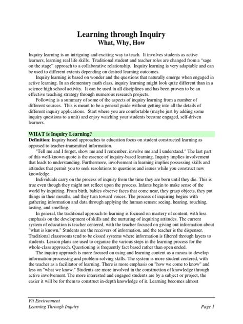 Learning through Inquiry 的图像结果