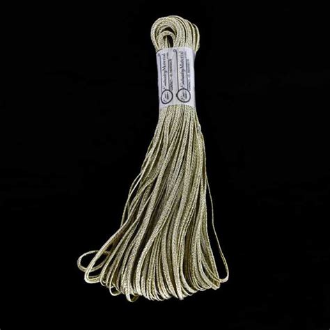 Buy 3mm Pale Gold Flat Metallic Soutache Braided Cord online at ...