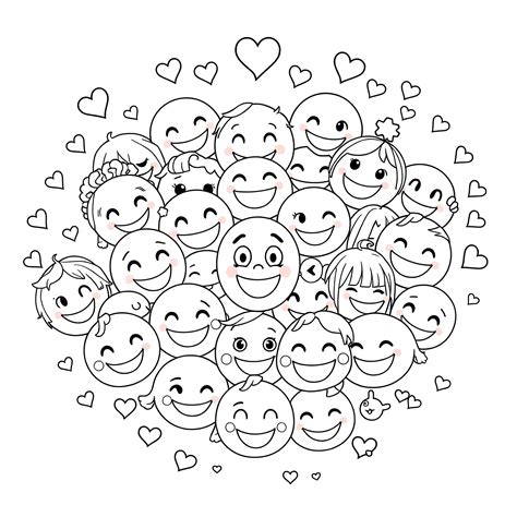 Printable Emojis Coloring Pages [2025]