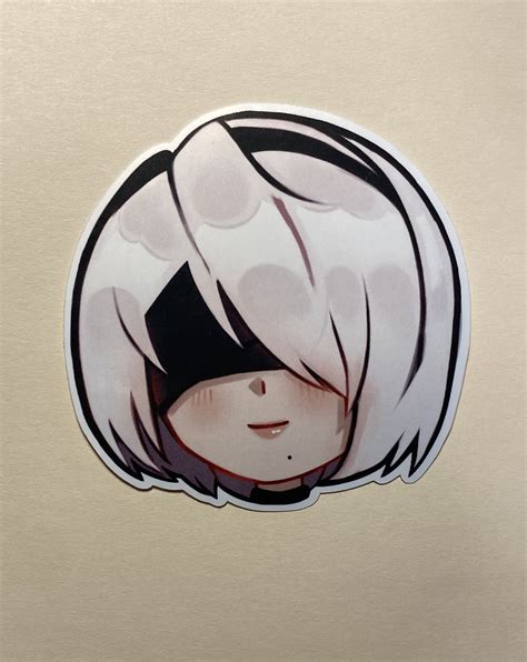 Yorha Nier Automata 2B Chibi Die-cut Vinyl Sticker - Etsy
