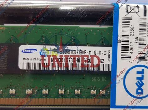 SAMSUNG RAM CARD 8GB 2RX8 PC3L-12800R M393B1G730H1-V072 / LOT OF 7 ...