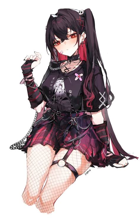 Goth Anime Female Characters
