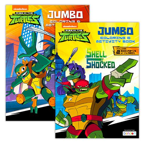 Teenage Mutant Ninja Turtles Coloring Book Set 2 Tmnt Books ...