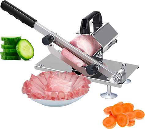 BAOSHISHAN Frozen Meat Slicer Manual Meat Slicer Cold Meat Cutting ...