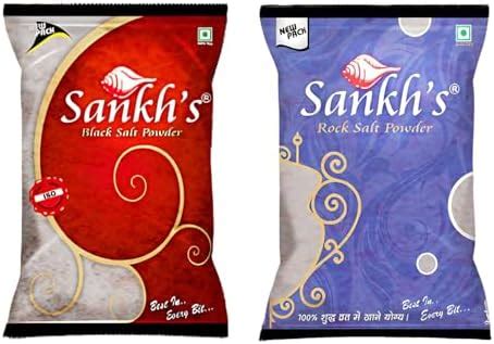 SANKHS Combo Pack – Black 500g and Pink Himalayan Rock Salt 500g for ...