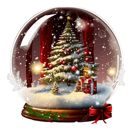 Beautiful 3d Christmas Globe With The Snowy, Christmas Globe, Christmas ...