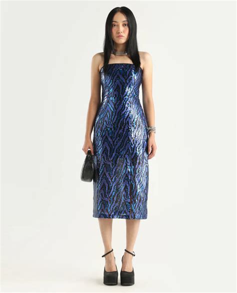 Rareism Women's Elica Sheen Multi Polyester Fabric Zip Closure ...