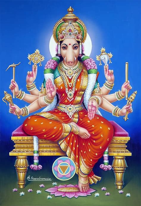 Varahi devi photo frame | Form of Sakthi/Amman | God Poto Frames ...