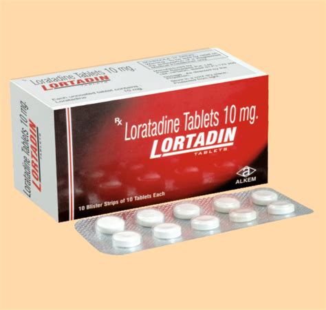Lortadin 10Mg Tablet (Loratadine 10 Mg) – Med50