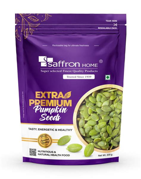 Saffron Home Extra Premium Pumpkin Seeds – SAI KRISHNA CONFECTIONERY ...
