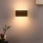 AA Lites Studio Indoor Antique Gold INBUILT LED Wall Light for Home ...