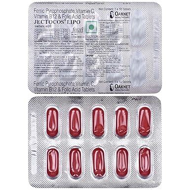 JECTOCOS Lipo - Strip of 10 Tablets : Amazon.in: Health & Personal Care