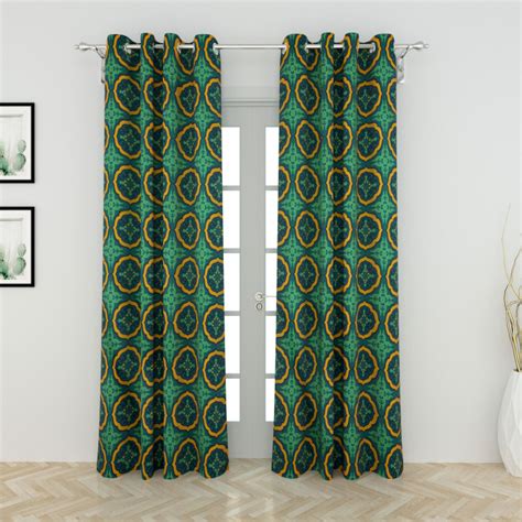 Buy Designer Homes Printed Door Curtain Pair - 135 x 225 cm from Home ...