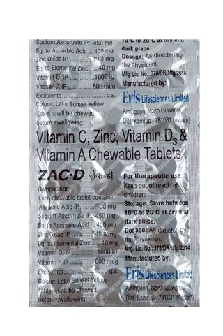 Zac D | Order Zac D Tablet Online at Truemeds