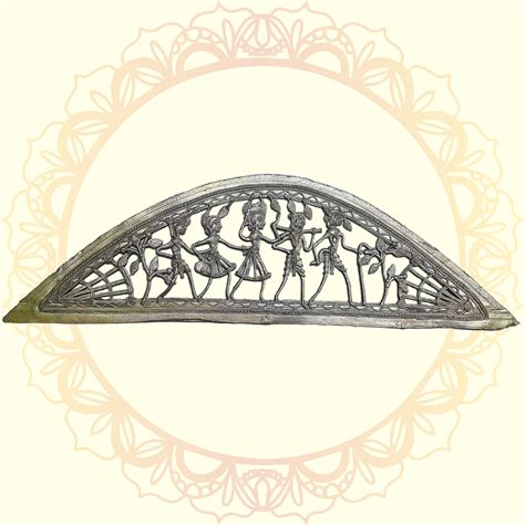Dhokra Metal Dhanu Jali - Handcrafted Tribal Art Decor – Ulooka Incense