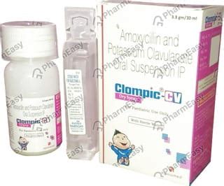 Clompic Cv 228.5mg Ds Bottle Of 30ml Syrup: Uses, Side Effects, Price ...