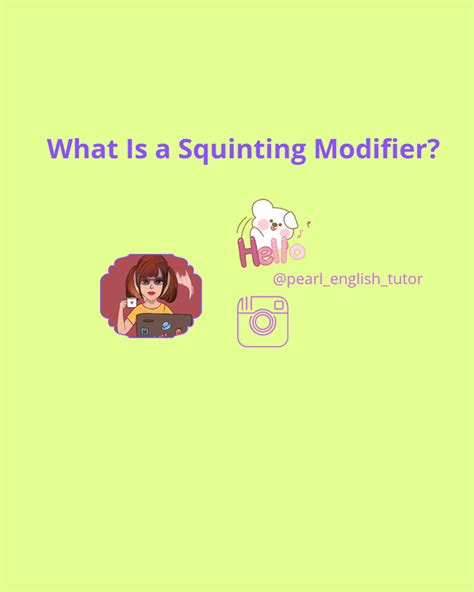 Image result for Squinting Modifier Examples