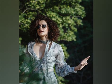 Taapsee Pannu exudes confidence in grey jumpsuit on social media