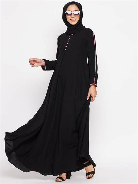Buy Black Abaya Online | Best Black Abaya Designs @Nabia.in