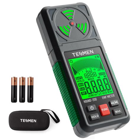 Snapklik.com : TESMEN EMF Meter, Hound-200 EMF Detector: 3-in-1 ...