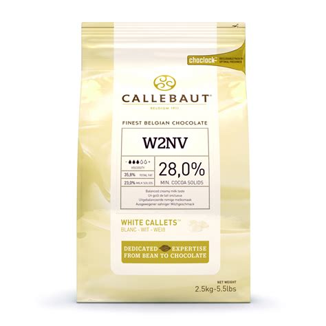 Bulk Buy CALLEBAUT White Chocolate Callets Wholesale | KFF