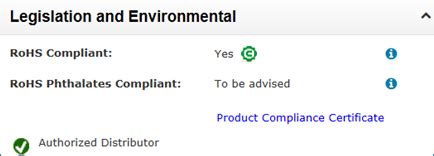 RoHS / Legislation and Environmental Compliance | element14 India
