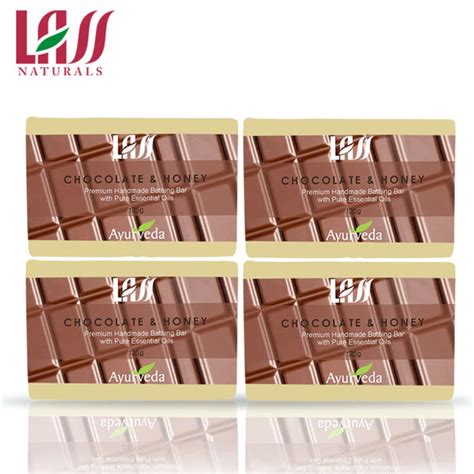 Buy Lass Naturals Chocolate & Honey Soap -(Pack of 4) – Best Price ...