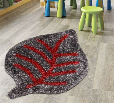 Style your home Maroon, Grey Polyester Area Rug - Buy Style your home ...