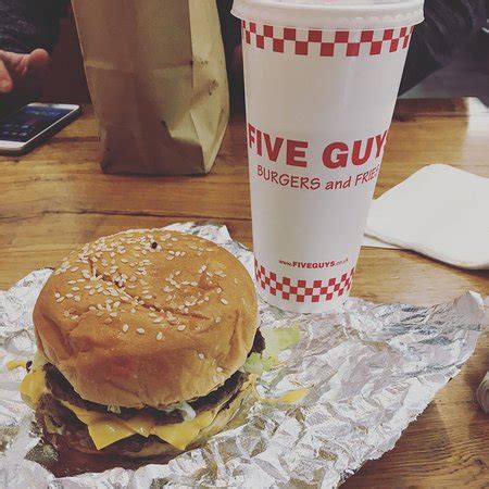 Soggy burger, rude staff, probably rats - Reviews, Photos - Five Guys ...