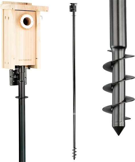 Amazon.com : WHITEHORSE Bird House Pole Mount- A Professional Bird ...