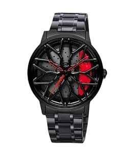Buy Spinning Gyro Car Wheel Dial with Black Coated Stainless Steel ...