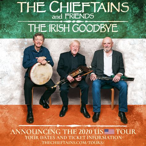 THE CHIEFTAINS 'THE IRISH GOODBYE TOUR' At Boston Symphony Hall on ...