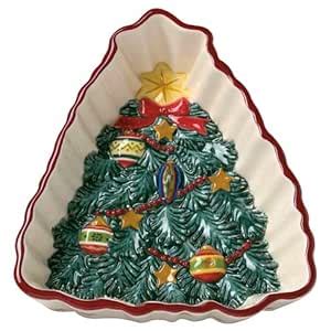 Buy Pfaltzgraff Holiday Garland Hand-Painted and Sculpted Tree Tidbit ...