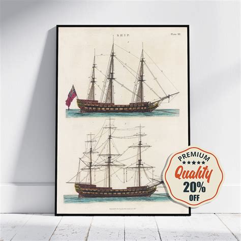 Hi-res Print A4, A3...18x27 Inch... Ship Configurations Rigging, John ...