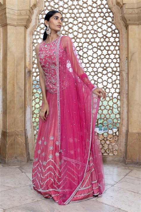 LONG TOP AND LEHENGA SET – Krina Patel