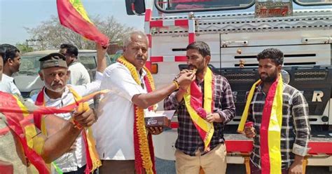 kannada shawl for maharashtra lorry drivers!