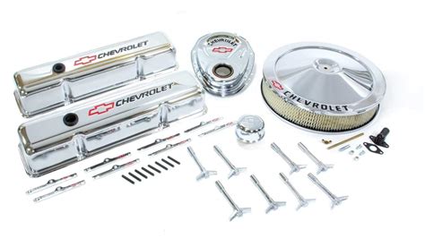 Buy Proform 141-900 Chrome Engine Dress-Up Kit with Black Chevrolet/Red ...