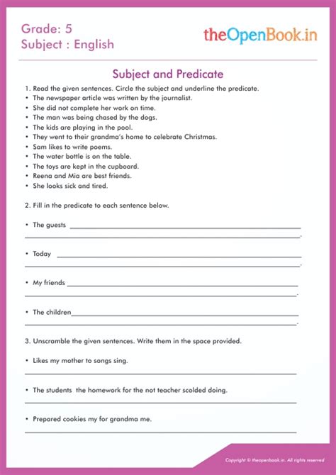 theopenbook.in | Online worksheets for kids | CBSE