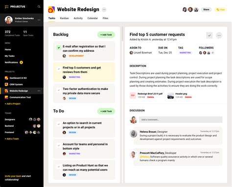 Image result for Project Management List Software UI