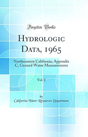 Buy Hydrologic Data, 1965, Vol. 2: Northeastern California; Appendix C ...
