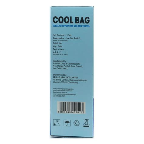 Buy Apollo Pharmacy Cool Bag, 1 Count | 19 Minutes Delivery | Apollo ...