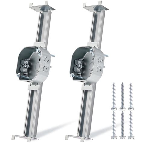 Tandefio 2 Pcs Adjustable Ceiling Fan Bracket Ceiling Mounting Bracket ...