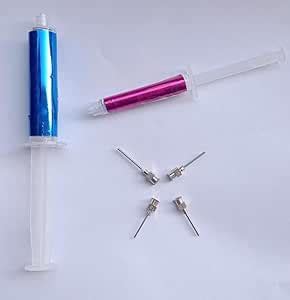 Mehandi or Henna Steel Reusable Needle Size 16,17,18&19Gx1 inch & 3/4 ...