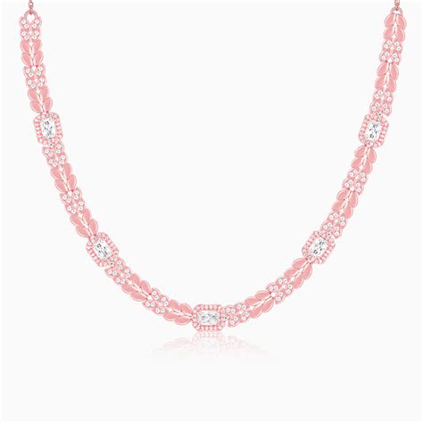 Anushka Sharma Rose Gold Braided Necklace – GIVA