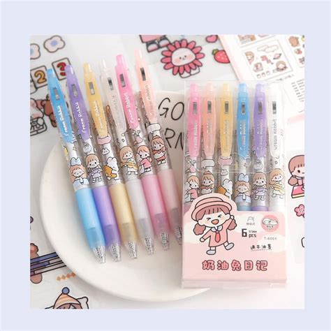 BXCNCKD Cute pen kawaii rabbit cartoon pen 0.5mm pen partial pen lovely ...