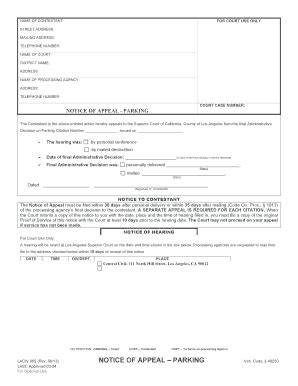 2013 Form CA LACIV 005 Fill Online, Printable, Fillable, Blank - pdfFiller