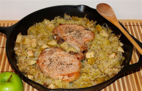 german pork chops and sauerkraut