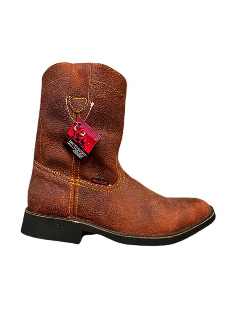 Buy Men's Roper Leather Boots Dress or For Work Boots + Free Belt ...