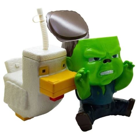 Minecraft Movie：CHICKEN JOCKEY - Popcorn Bucket 8 Cup Combo Set 2025 ...